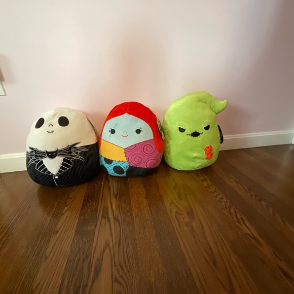 Squishmallows Other - 3 of the nightmare before christmas squishmallow’s each Squishmallow is 12 inch
